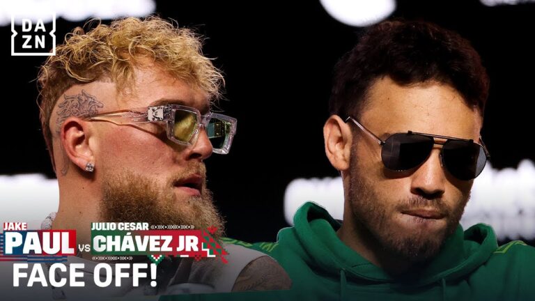 Jake Paul and Julio CÃ©sar ChÃ¡vez Jr. FACE OFF!