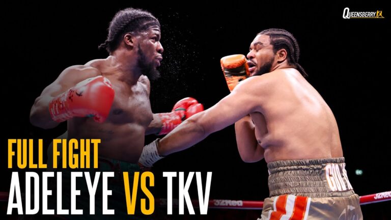 David Adeleye vs Jamie TKV | British Title Clash ends with CONTROVERSIAL KO? 😳 | FULL FIGHT
