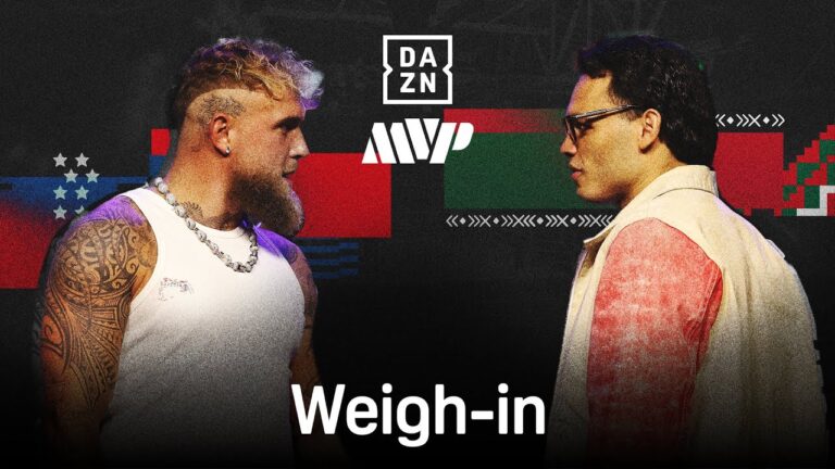 JAKE PAUL VS. JULIO CESAR CHAVEZ JR WEIGH IN LIVESTREAM