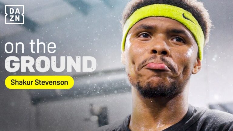 Shakur Stevenson wants to make a statement on July 12 | DAZN On the Ground
