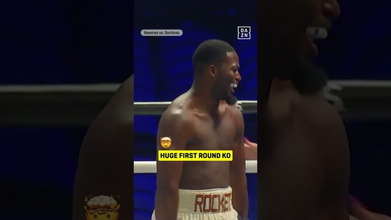 MASSIVE first round KO 🤯 #shorts