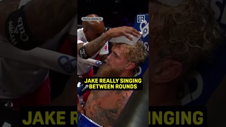 Jake's singing in between rounds! 🎤