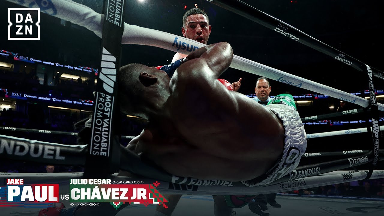 Julian Rodriguez KNOCKS Avious Griffin THROUGH THE ROPES!