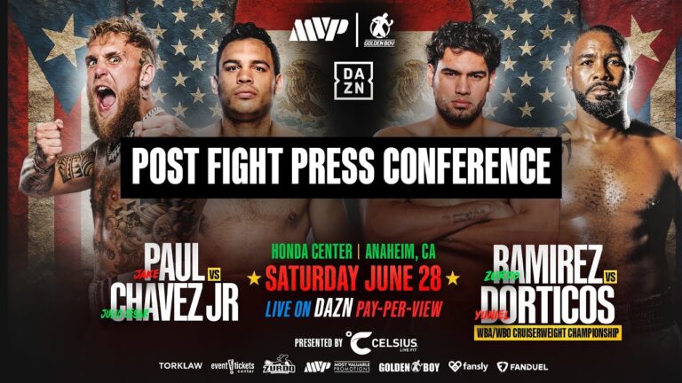 POST FIGHT PRESSER | Jake Paul vs. Julio Cesar Chavez Jr & Zurdo Ramirez vs. Yuniel Dorticos