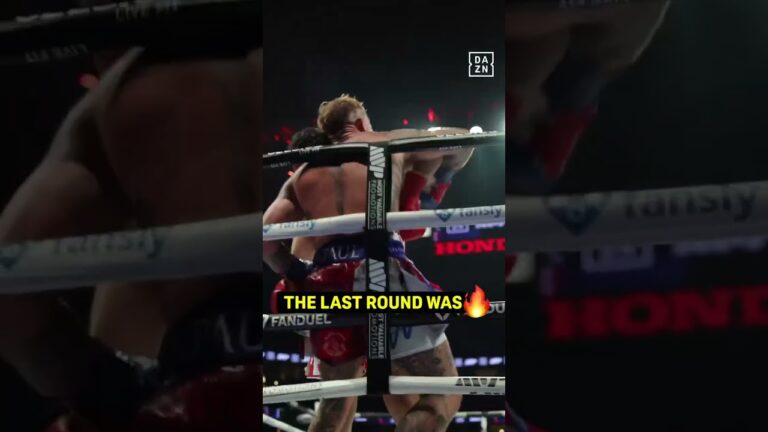 That Jake Paul & Chavez Jr Last Round was 🔥