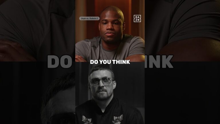 Yes or no with Usyk and Dubois 👀 #shorts