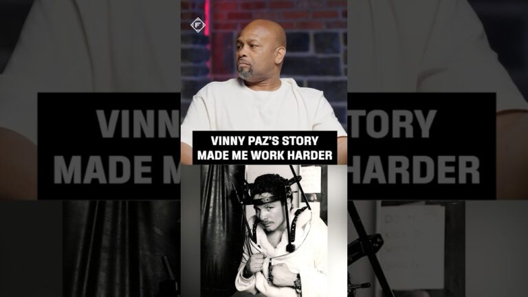 Roy Jones Jr. kept pictures of Vinny Paz to use as motivation to push himself harder 💯