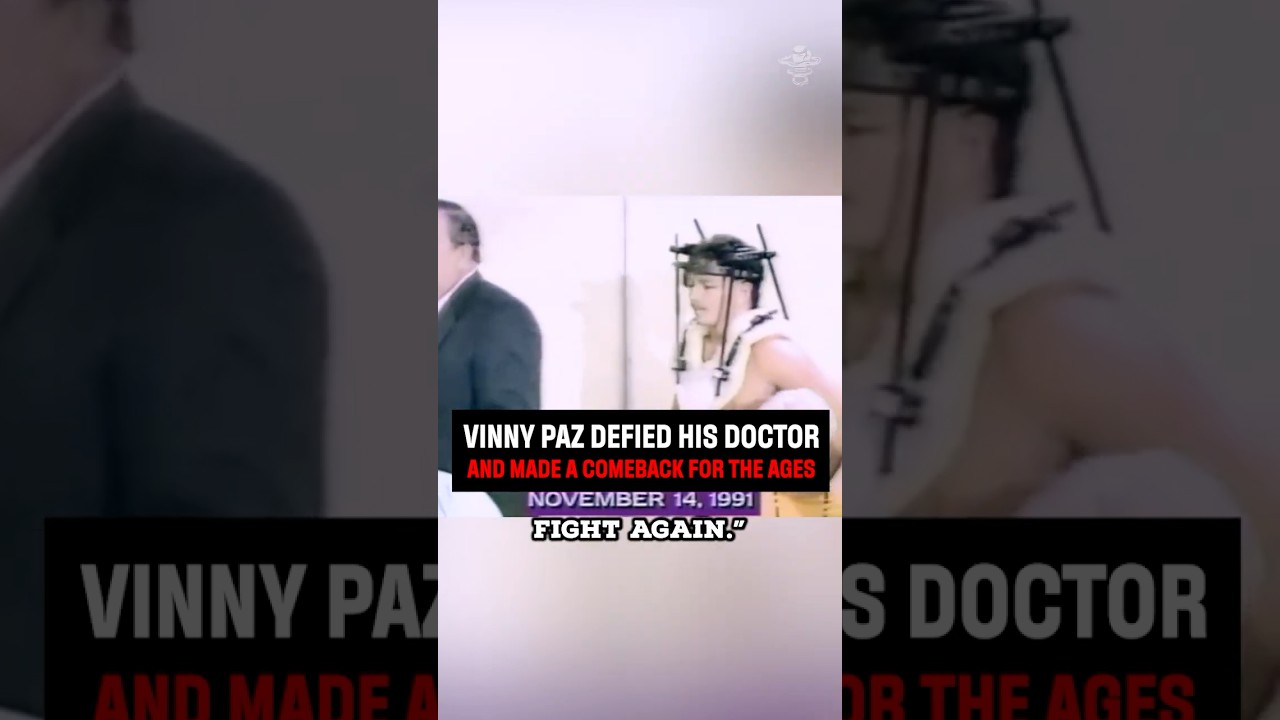 The doctors said Vinny Paz would never box againâ€¦He defiantly defeated all the odds 👏
