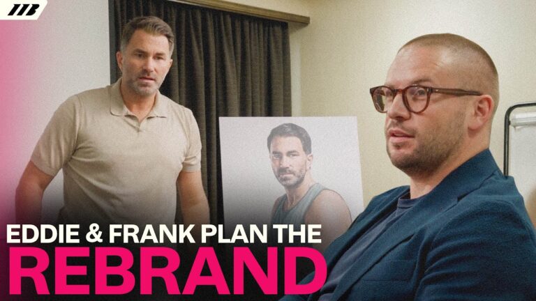 â€œThis Cost Me Â£200,000?!!â€ 😮 – Eddie Hearn & Frank Smith Run Through The Matchroom Boxing Rebrand 😂