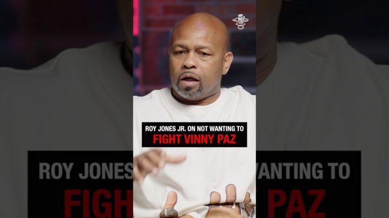 Roy Jones Jr. has nothing but respect for fellow Hall of Famer, Vinny Paz  #boxing