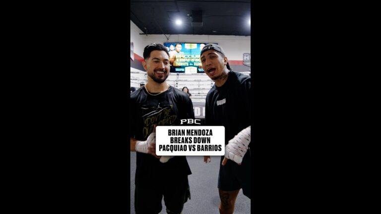 Brian Mendoza Breaks Down Pacquiao vs. Barrios