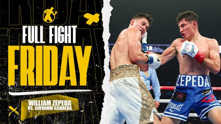 Full Fight | William Zepeda vs. Giovanni Cabrera…El Camaron makes a statement!