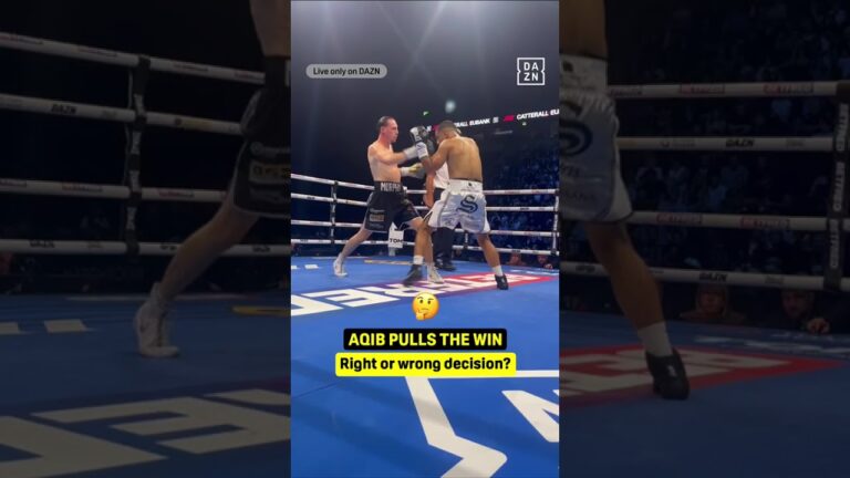 Fair or wrong result? #CatterallEubank | Live NOW on DAZN