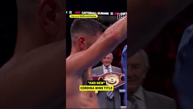 Joe Cordina wins the WBO Global lightweight championship by UD 🏆 #CatterallEubank | Live NOW on DAZN