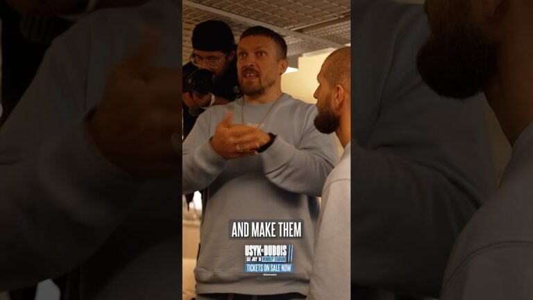 Oleksndr Usyk is ready to go   😳🥊