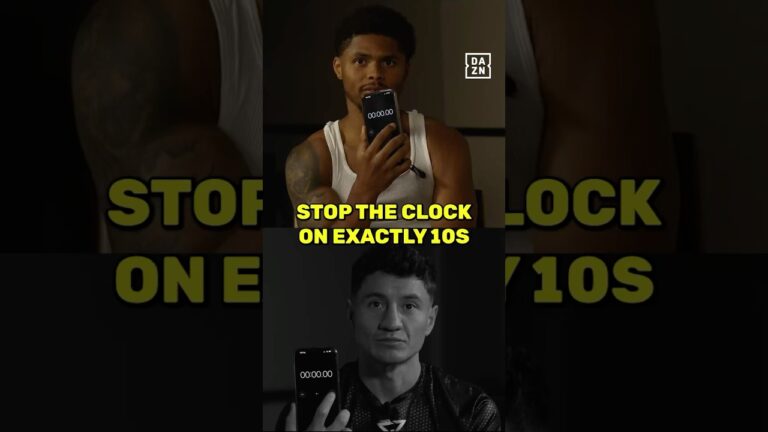 Stopwatch challenge with Shakur and Zepeda ⏱️🤔 #shorts