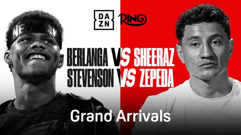 RING III: EDGAR BERLANGA VS HAMZAH SHEERAZ & SHAKUR STEVENSON VS WILLIAM ZEPEDA GRAND ARRIVALS LIVE