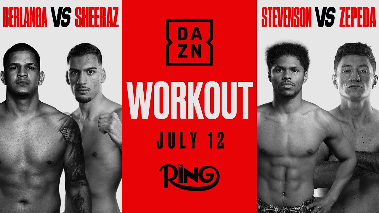 Shakur Stevenson Vs William Zepeda & Edgar Berlanga Vs Hamzah Sheeraz | Workout *Live*