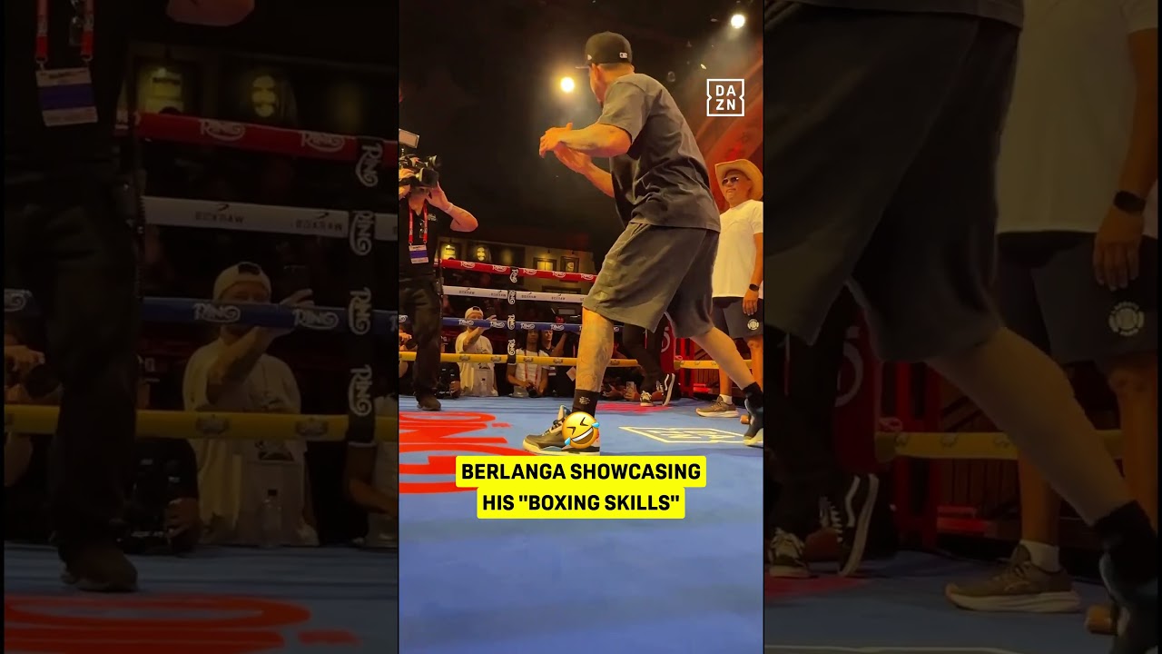 The Chosen one, Edgar Berlanga showing his “strategy” 😂 #shorts