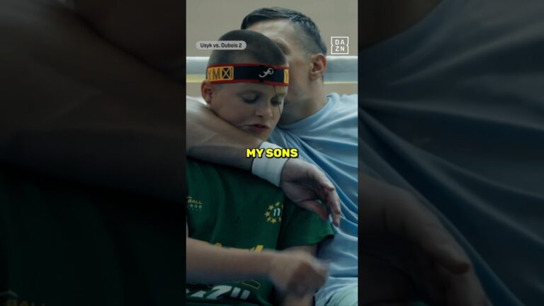 Amazing moment with Usyk and his sons 🥰