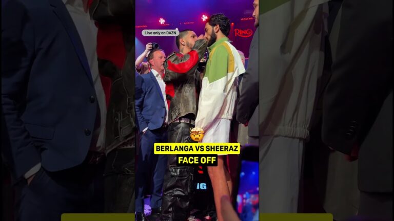 Edgar Berlanga Vs Hamzah Sheeraz FACE OFF 🤯