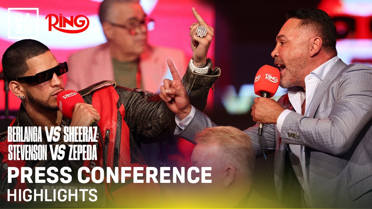 Things went crazy here | Berlanga vs. Sheeraz & Shakur vs. Zepeda Press Conference