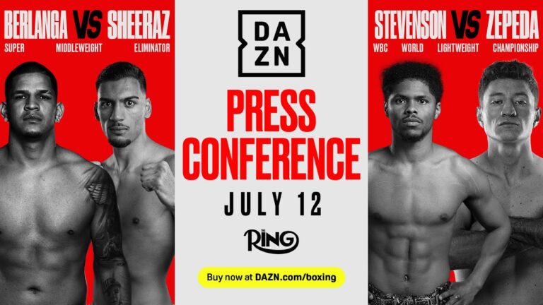 Shakur Stevenson Vs William Zepeda & Edgar Berlanga Vs Hamzah Sheeraz | *Live* Press Conference