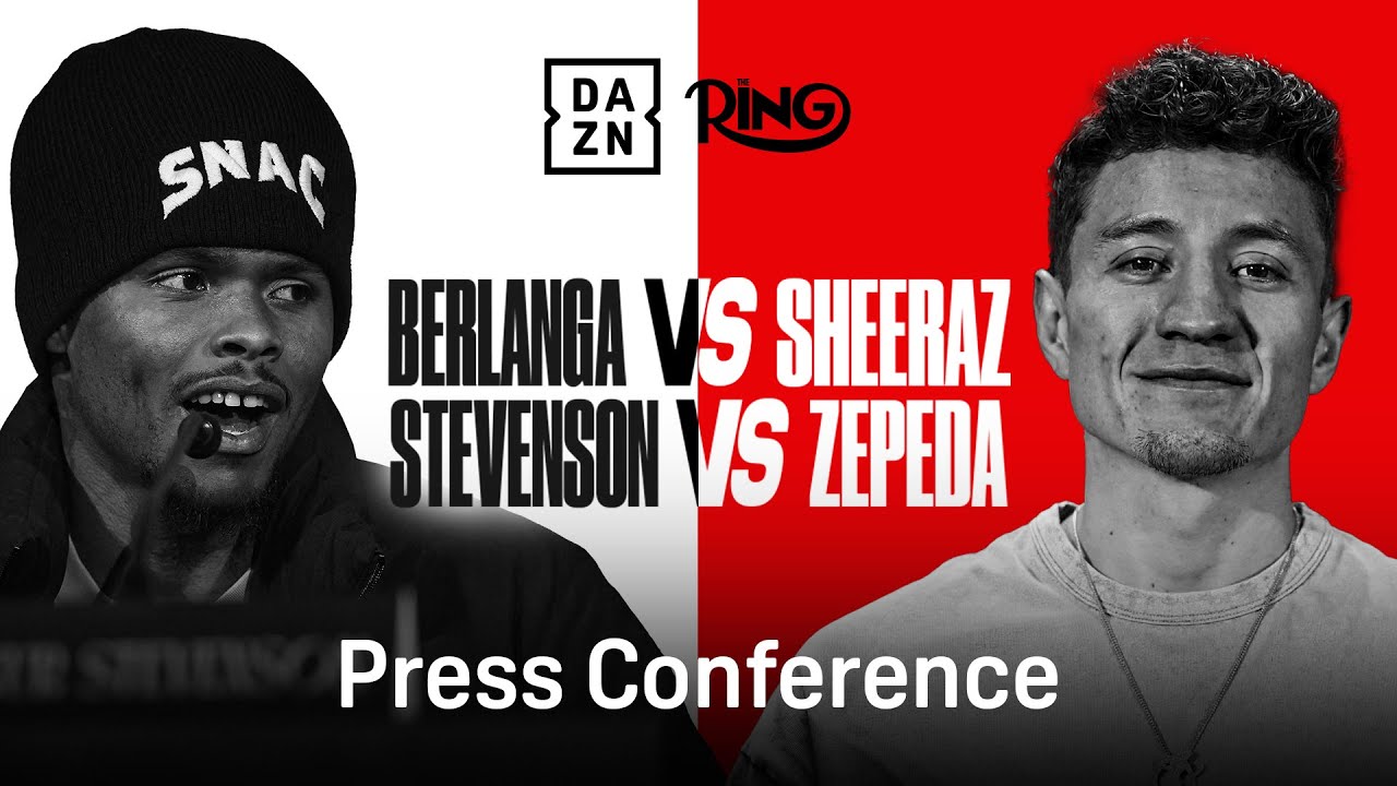RING III: EDGAR BERLANGA VS. HAMZAH SHEERAZ & SHAKUR STEVENSON VS. WILLIAM ZEPEDA PRESS CONFERENCE