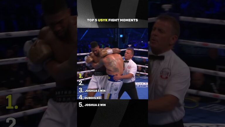 Oleksandr Usyk's Top 5 moments 👑