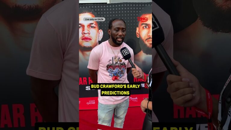Terrance Crawford is here to let us know his predictions! 🤔 #shorts