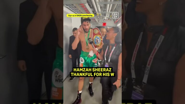 Hamzah Sheeraz all smiles! 😁 #berlangasheeraz x #StevensonZepeda | @RingMagazine