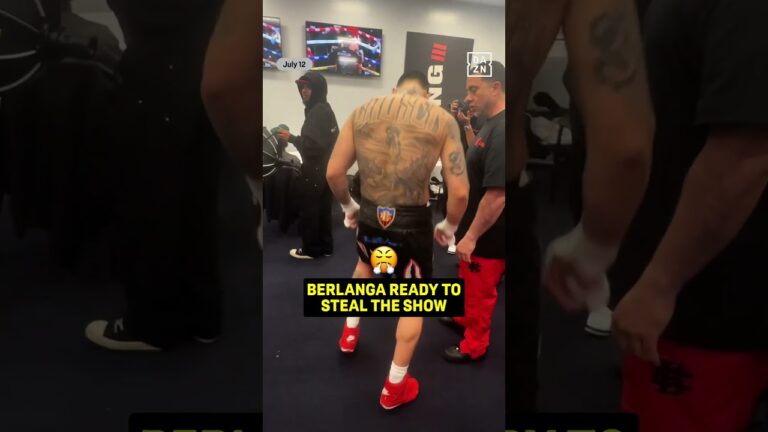 Berlanga looking to make a STATEMENT! #shorts #BerlangaSheeraz x #StevensonZepeda | @RingMagazine