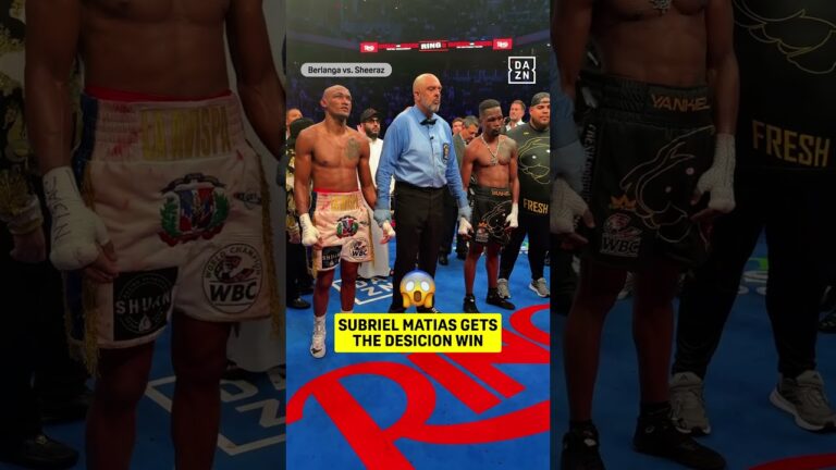 SUBRIEL MATIAS GETS THE WIN 💪 #shorts #BerlangaSheeraz x #StevensonZepeda