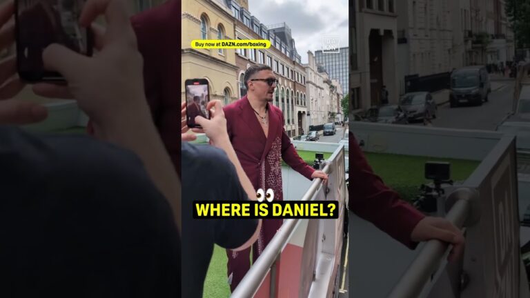 Oleksandr Usyk is keen to find Daniel Dubois 👀😂 Watch #UsykDubois2 | July 19, live on DAZN