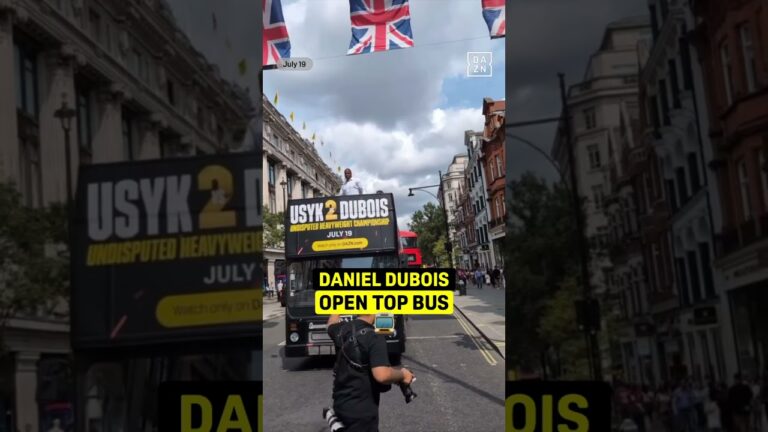 Fight week ready 💪🏻🚍Watch #UsykDubois2 |July 19 live on DAZN Buy now on DAZN.com dazn.com/youtube