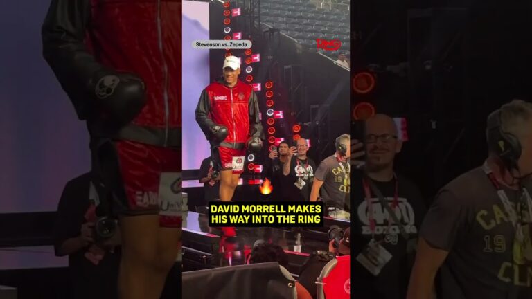 David Morrell is ready to put on a show in his return! #shorts #BerlangaSheeraz x #StevensonZepeda