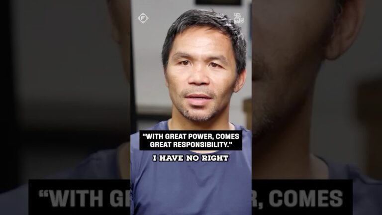 Despite his fame and and status, Manny Pacquiao will always remember where he came from  #boxing