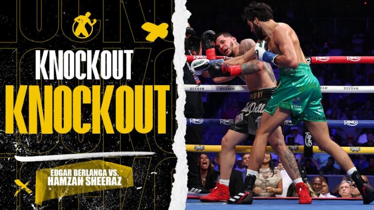 KO | Edgar Berlenga vs. Hamzah Sheeraz…Don't talk the talk if you can't walk the walk!