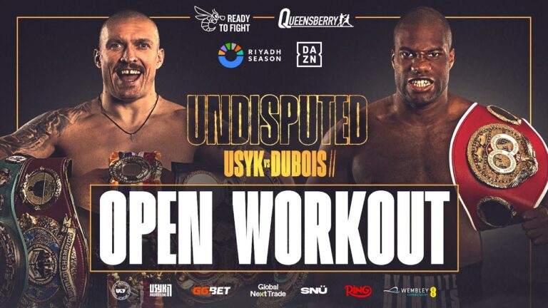 Oleksandr Usyk vs Daniel Dubois 2 LIVE Open Workout | UNDISPUTED Heavyweight Championship 🥊