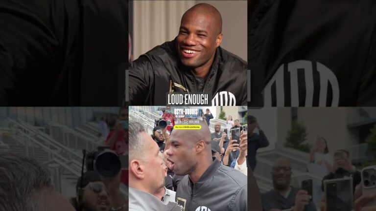 Daniel Dubois is sick of hearing â€œUsyk! Usyk! Usyk!â€ 🗣️😅