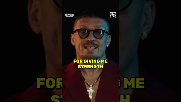 A message from the  himself. Usyk speaks to his people. #shorts