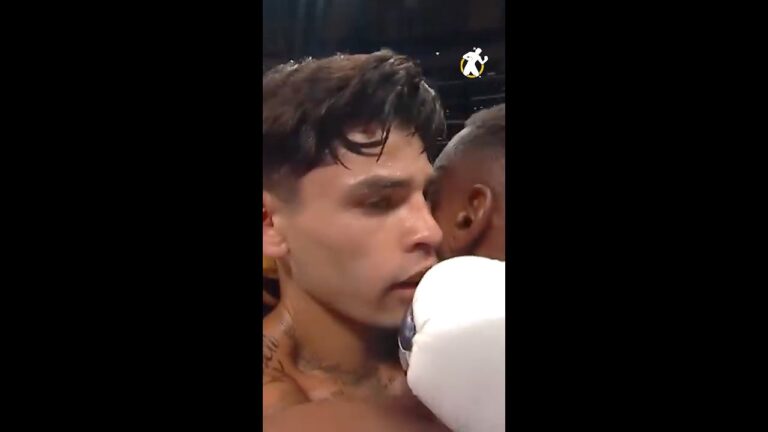 🎥   : Ryan Garcia made a STATEMENT against Javier Fortuna!