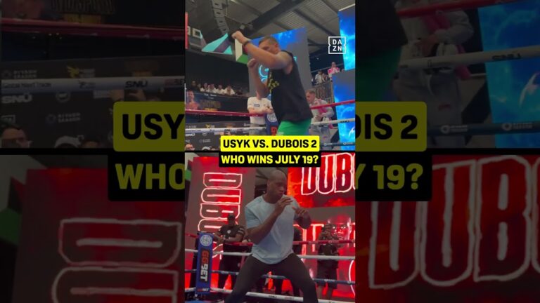 💪 Oleksandr Usyk & Daniel Dubois take part in an open workout #shorts