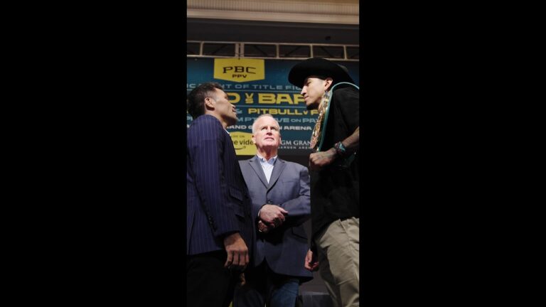 Pacquiao & Barrios Have Their First Face-Off of FIGHT WEEK