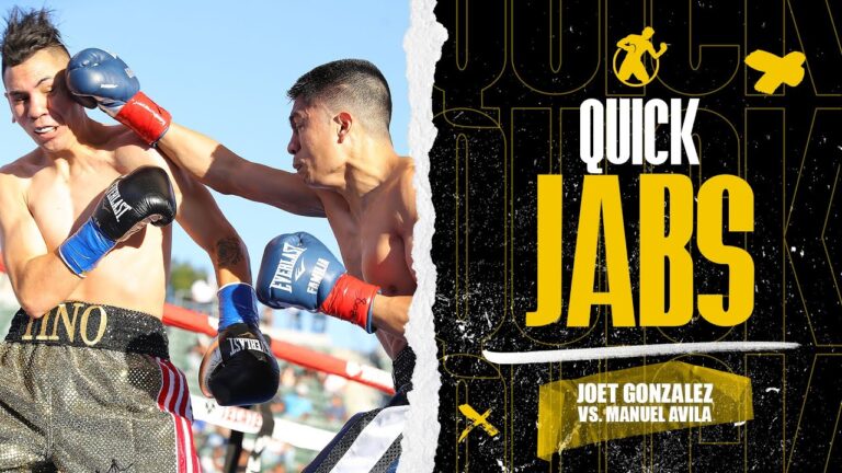 Quick Jabs | Joet Gonzalez vs. Manuel Avila