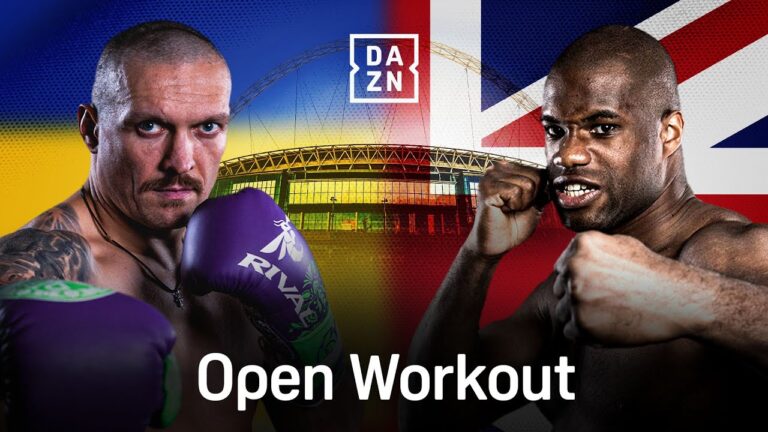 OLEKSANDR USYK VS. DANIEL DUBOIS 2 OPEN WORKOUT LIVESTREAM
