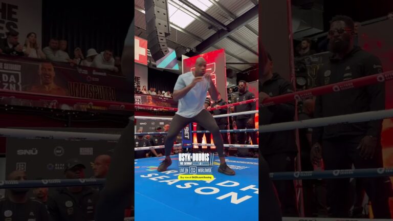 Daniel Dubois is PUMPED for undisputed 😤