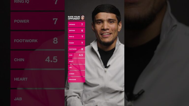 🔢 Murodjon Akhmadaliev Ranks Naoya Inoue 👀