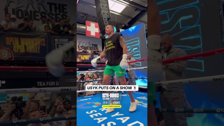 Usyk is a class act 👏🤣