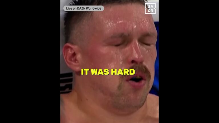 Usyk believes he wouldâ€™ve recovered, low blow or not 😤 #shorts